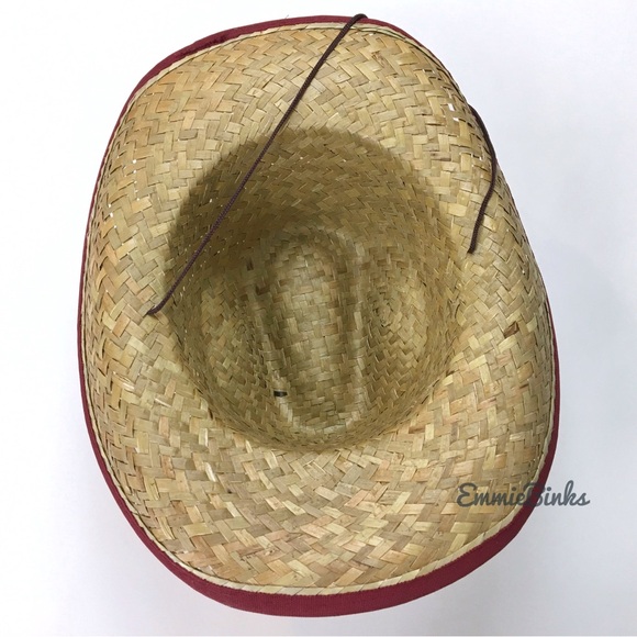 New University Of Alabama Woven Paper Straw Cowboy Hat - Picture 6 of 12